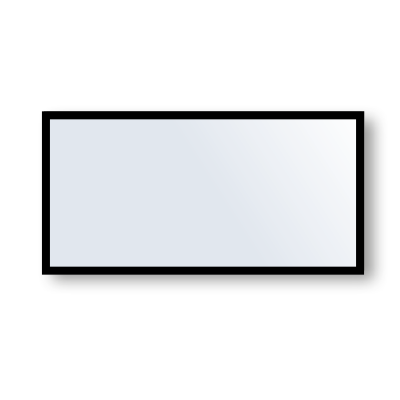Accent Framed Mirror, Rectangle
