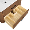 Custom image for Toasted Walnut with Matte Black Trim / No Mirror