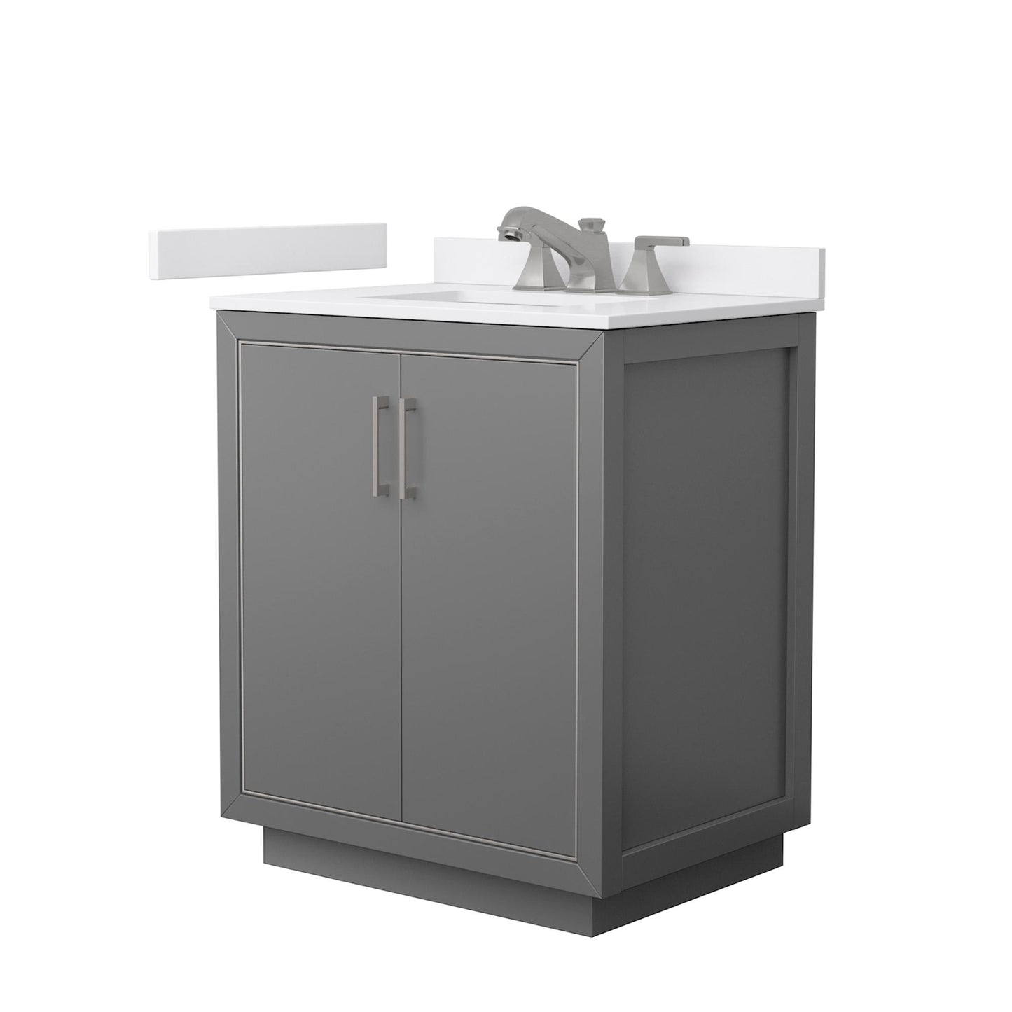 Icon Bathroom Vanity with Countertop 30 inch Single Sink 3-hole Faucet Setup