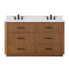 Custom image for Toasted Walnut with Matte Black Trim / Giotto Quartz / No Mirror