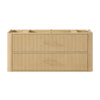 Custom image for Scandinavian Oak with Satin Bronze Trim / No Mirror