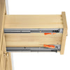 Custom image for Scandinavian Oak with Satin Bronze Trim / No Mirror