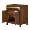 Custom image for Dark Walnut with Brushed Gold Trim / No Mirror