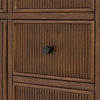 Custom image for Dark Walnut with Matte Black Trim / No Mirror