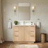 Custom image for Light Straw with Brushed Nickel Trim / Giotto Quartz / No Mirror