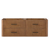 Custom image for Toasted Walnut with Matte Black Trim / No Mirror