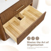 Custom image for Toasted Walnut with Matte Black Trim / No Mirror