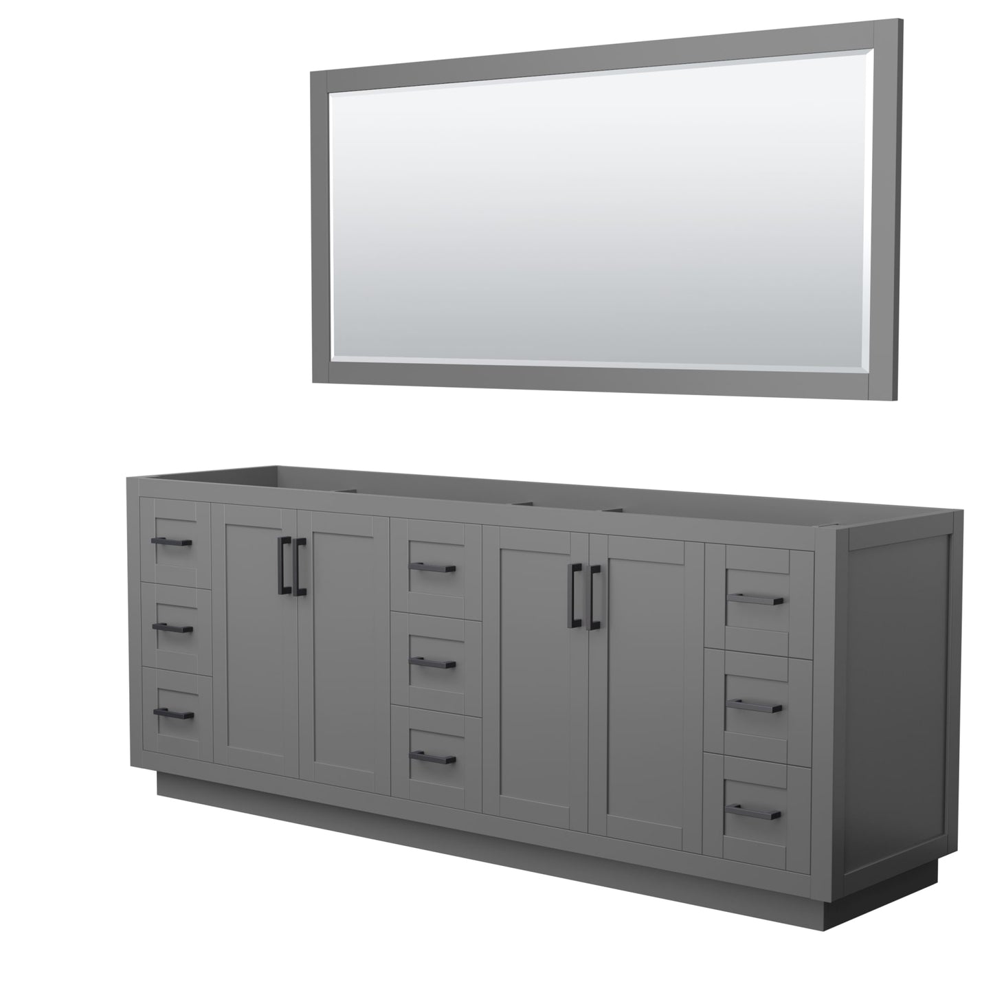 Miranda Bathroom Vanity Cabinet 84 inch Double Sink