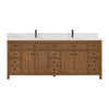 Custom image for Toasted Walnut with Matte Black Trim / Giotto Quartz / No Mirror