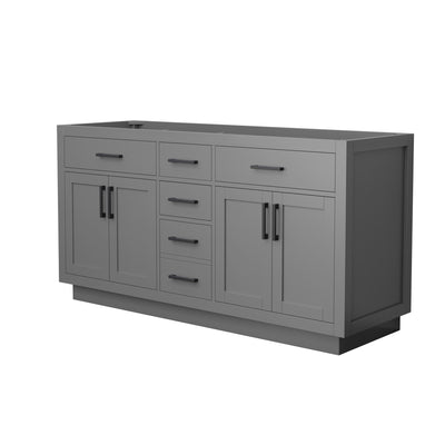 Beckett TK Bathroom Vanity Cabinet 66 inch Double Sink
