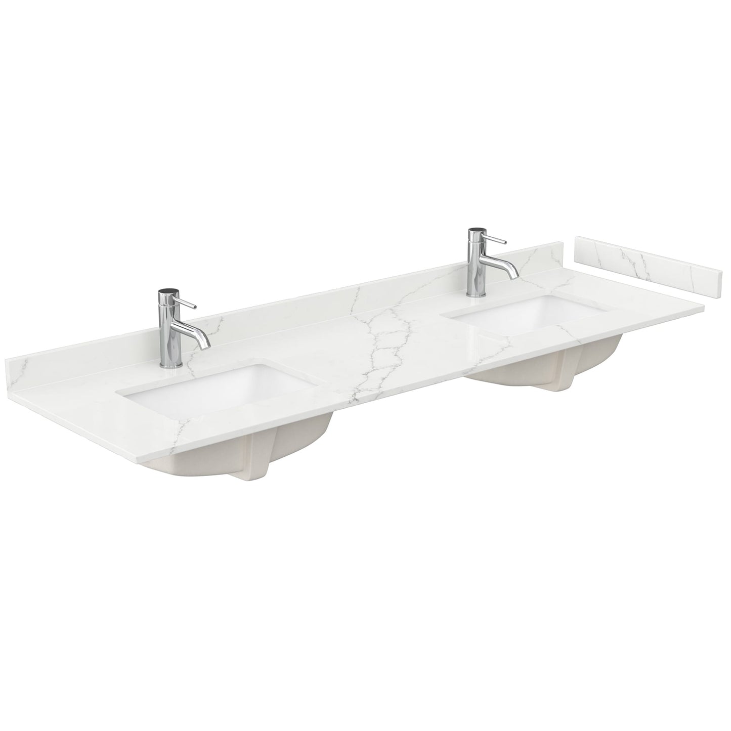 Countertop with Undermount Sink 72 inch Single hole
