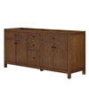 Custom image for Dark Walnut with Matte Black Trim / No Mirror