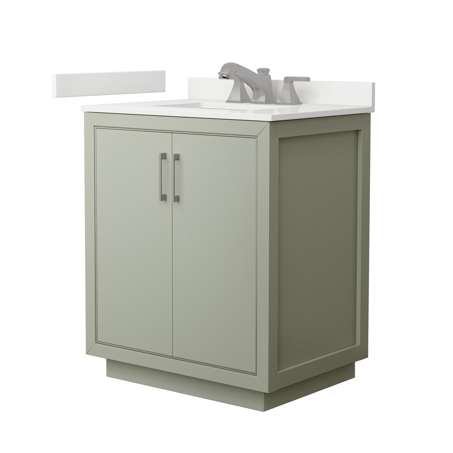 Icon Bathroom Vanity with Countertop 30 inch Single Sink 3-hole Faucet Setup