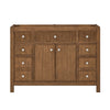 Custom image for Toasted Walnut with Brushed Nickel Trim / No Mirror