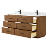 Custom image for Toasted Walnut with Matte Black Trim / Giotto Quartz / No Mirror