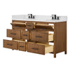 Custom image for Toasted Walnut with Matte Black Trim / Giotto Quartz / No Mirror