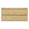 Custom image for Scandinavian Oak with Matte Black Trim / No Mirror