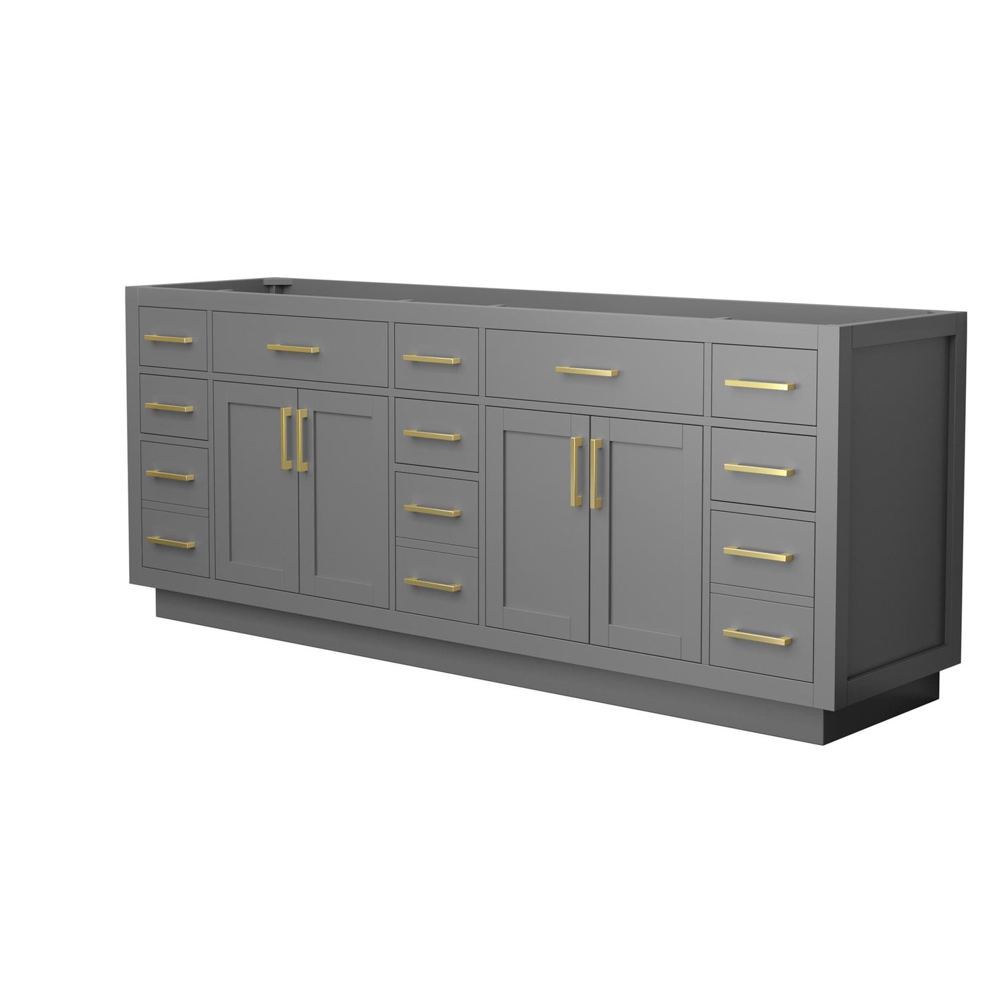 Beckett TK Bathroom Vanity Cabinet 84 inch Double Sink