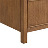 Custom image for Toasted Walnut with Brushed Nickel Trim / White Quartz / No Mirror