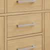 Custom image for Rift Oak with Brushed Nickel Trim / Giotto Quartz / No Mirror