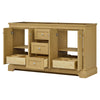 Custom image for Honey Oak with Polished Chrome Trim / No Mirror