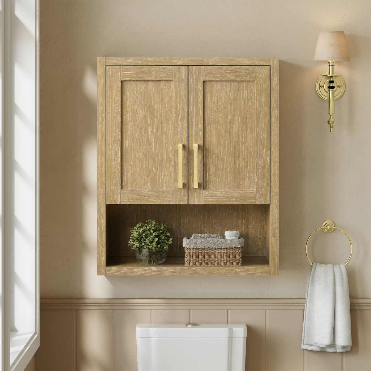 Beckett Over the Toilet Storage Wall Cabinet