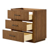 Custom image for Toasted Walnut with Matte Black Trim / No Mirror