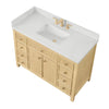 Custom image for Scandinavian Oak with Satin Bronze Trim / Giotto Quartz / No Mirror