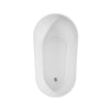 Custom image for White with Polished Chrome Trim and Brushed Gold Faucet / 59