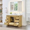 Custom image for Honey Oak with Polished Chrome Trim / Giotto Quartz / No Mirror