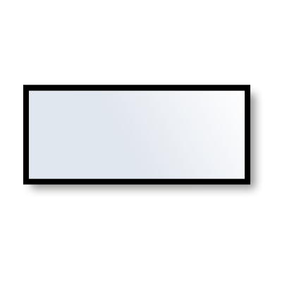 Accent Framed Mirror, Rectangle