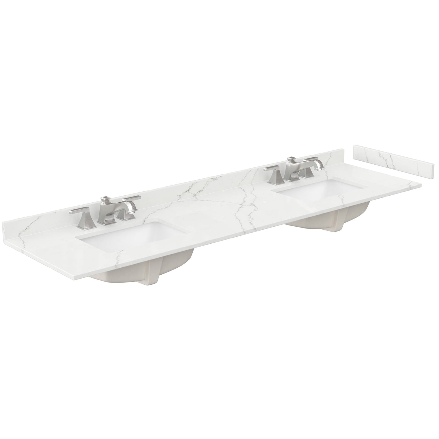 Countertop with Undermount Sink 80 inch 3-hole