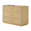 Custom image for Scandinavian Oak with Satin Bronze Trim / No Mirror