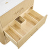 Custom image for Scandinavian Oak with Satin Bronze Trim / No Mirror