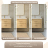 Custom image for Scandinavian Oak with Brushed Nickel Trim / Giotto Quartz / No Mirror