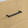 Custom image for Scandinavian Oak with Matte Black Trim / No Mirror