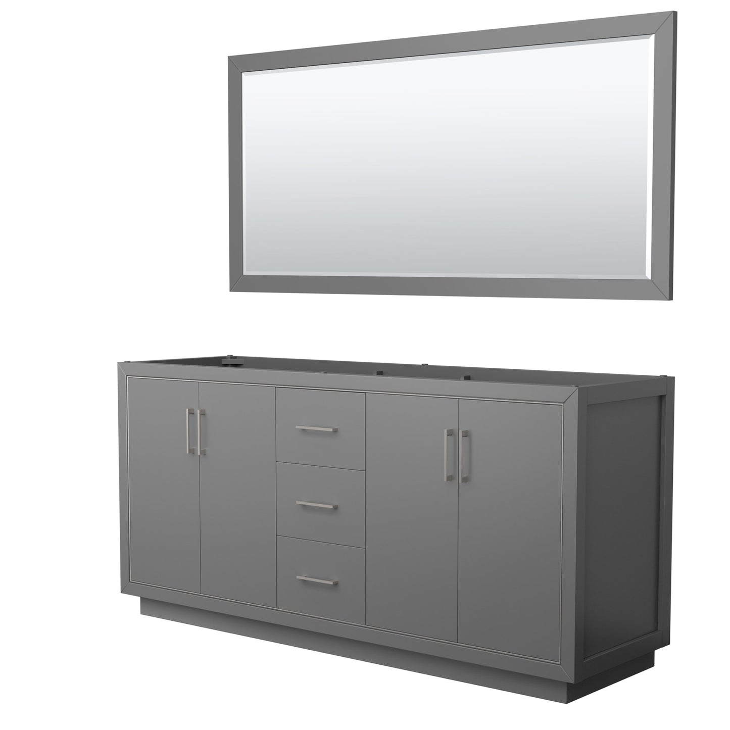 Icon Bathroom Vanity Cabinet 72 inch Double Sink