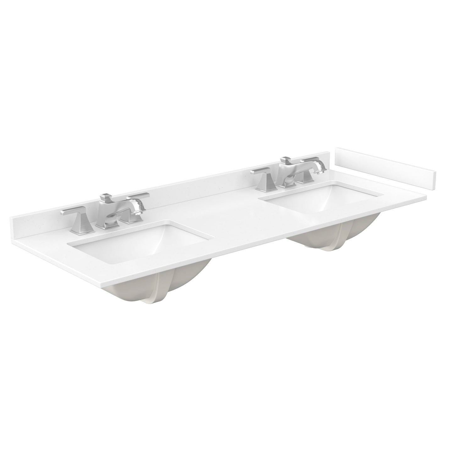 Countertop with Undermount Sink 60 inch 3-hole