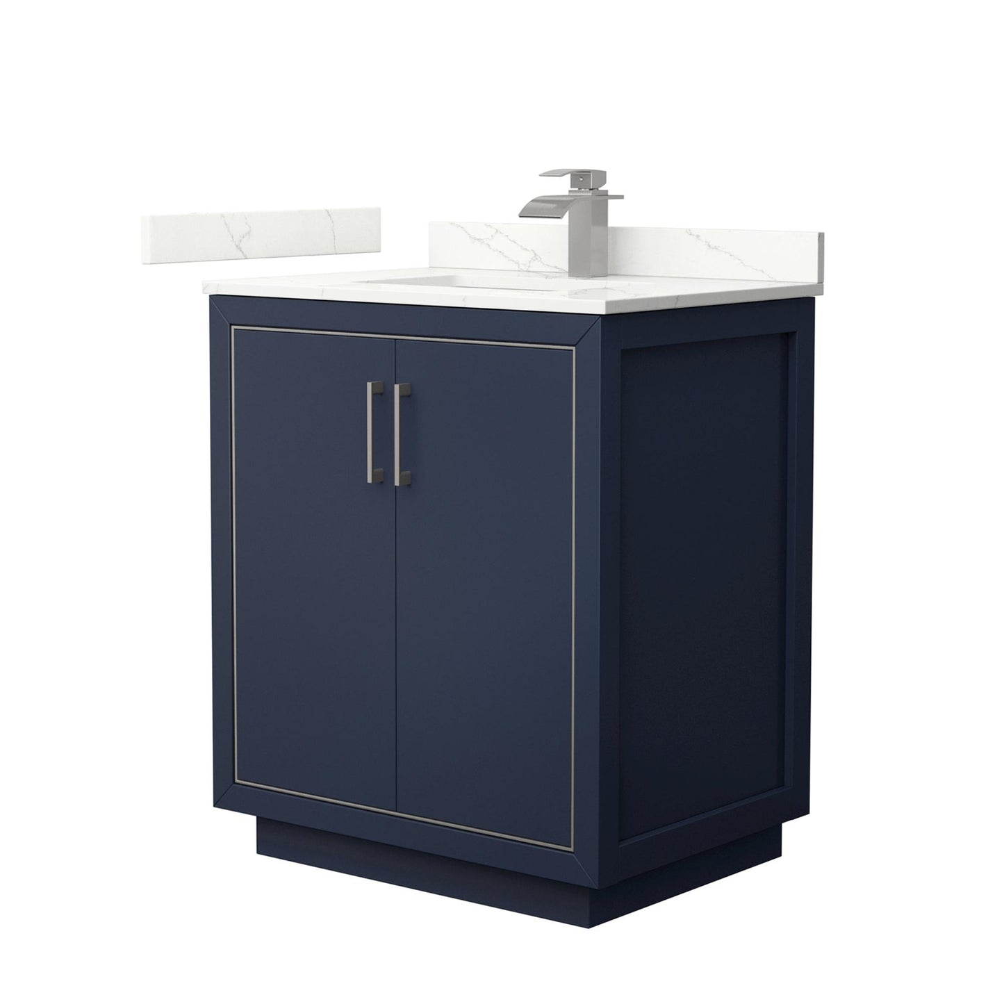 Icon Bathroom Vanity with Countertop 30 inch Single Sink Single hole Faucet Setup