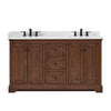 Custom image for Dark Walnut with Matte Black Trim / Giotto Quartz / No Mirror