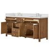 Custom image for Toasted Walnut with Brushed Nickel Trim / Giotto Quartz / No Mirror