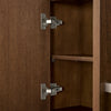 Custom image for Dark Walnut with Brushed Gold Trim