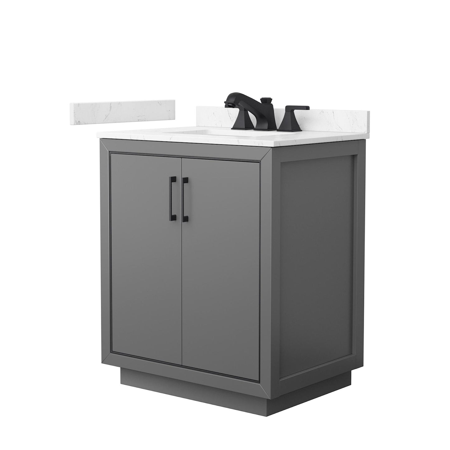 Icon Bathroom Vanity with Countertop 30 inch Single Sink 3-hole Faucet Setup
