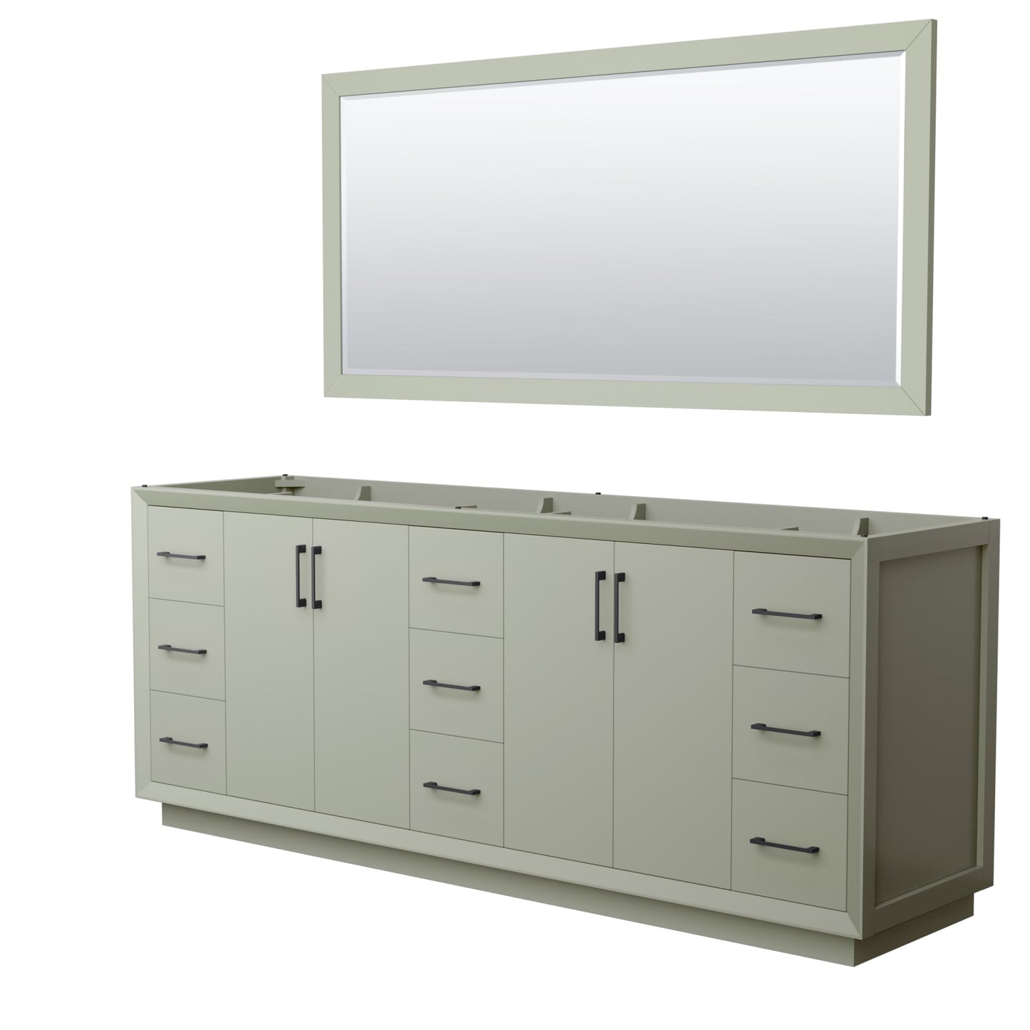 Strada Bathroom Vanity Cabinet 84 inch Double Sink