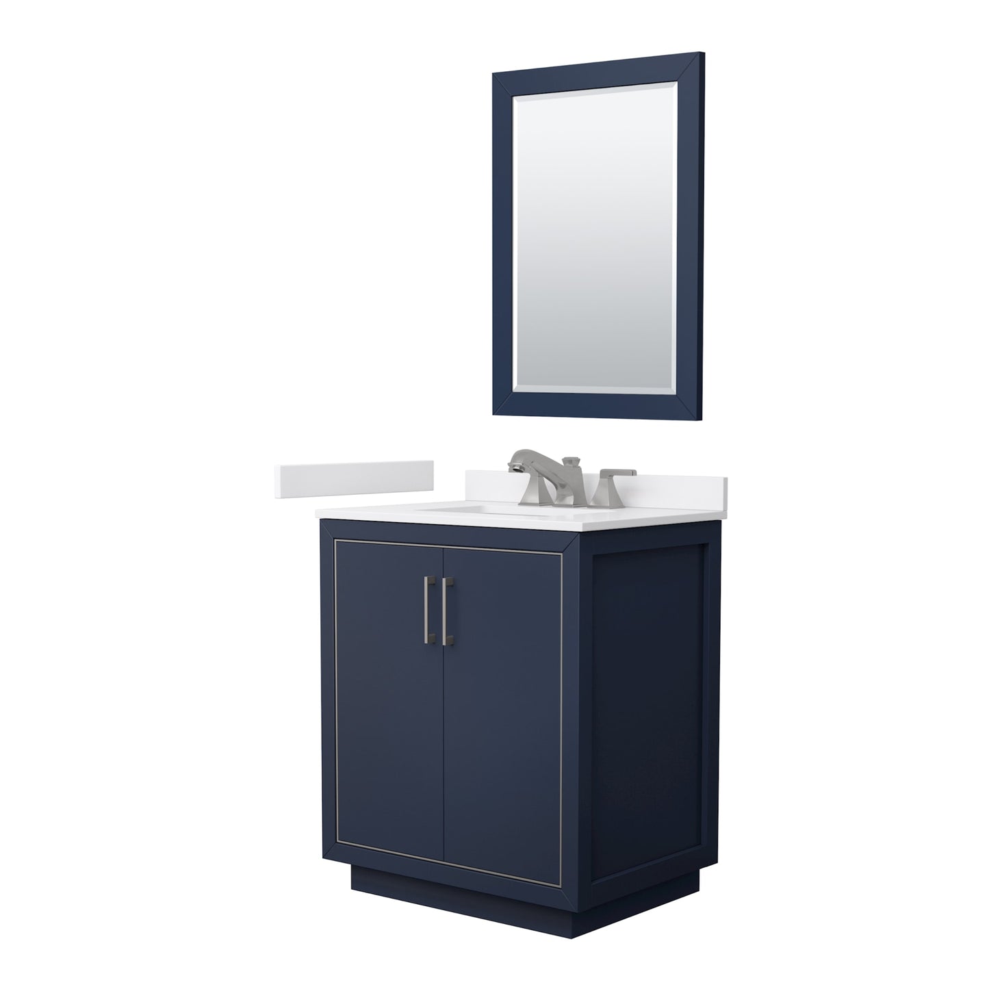Icon Bathroom Vanity with Countertop 30 inch Single Sink 3-hole Faucet Setup