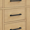 Custom image for Rift Oak with Matte Black Trim / Giotto Quartz / No Mirror