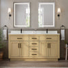 Custom image for Rift Oak with Matte Black Trim / Giotto Quartz / No Mirror