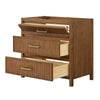 Custom image for Toasted Walnut with Satin Bronze Trim / No Mirror