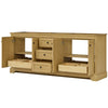 Custom image for Honey Oak with Matte Black Trim / No Mirror