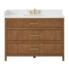 Custom image for Toasted Walnut with Satin Bronze Trim / Giotto Quartz / No Mirror